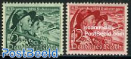 Germany, Empire 1938 Sudetenland 2v, Mint NH - Unused Stamps