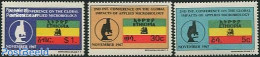 Ethiopia 1967 Microbiology 3v, Mint NH - Etiopia