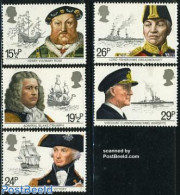 Great Britain 1982 Sailing Traditions 5v, Mint NH, Transport - Various - Ships And Boats - Uniforms - Unused Stamps