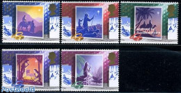 Great Britain 1988 Christmas 5v, Mint NH, Nature - Religion - Camels - Christmas - Unused Stamps