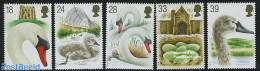 Great Britain 1993 Swans 5v, Mint NH, Nature - Birds - Swans - Autres & Non Classés