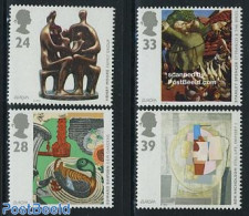 Great Britain 1993 Europa, Modern Art 4v, Mint NH, History - Europa (cept) - Art - Modern Art (1850-present) - Sculpture - Autres & Non Classés