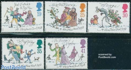 Great Britain 1993 Christmas 5v, Mint NH, Religion - Christmas - Autres & Non Classés