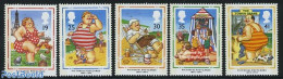 Great Britain 1994 Postcards 5v, Mint NH, Nature - Dogs - Art - Comics (except Disney) - Sonstige & Ohne Zuordnung