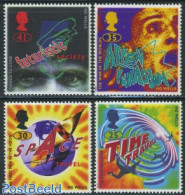 Great Britain 1995 The Time Machine 4v, Mint NH, Art - Authors - Books - Science Fiction - Ungebraucht