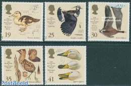 Great Britain 1996 Waterbirds 5v, Mint NH, Nature - Birds - Ducks - Sonstige & Ohne Zuordnung