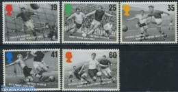 Great Britain 1996 European Football Cup 5v, Mint NH, Sport - Football - Other & Unclassified