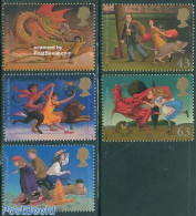 Great Britain 1998 Youth Literature 5v, Mint NH, Art - Children's Books Illustrations - Science Fiction - Otros & Sin Clasificación