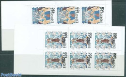 Faroe Islands 1999 Christmas 2 Booklets, Mint NH, Religion - Christmas - Stamp Booklets - Christmas