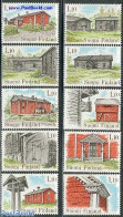 Finland 1979 Architecture 10v, Mint NH, Art - Architecture - Unused Stamps