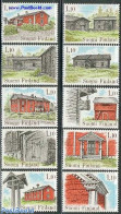 Finland 1979 Architecture 10v, Mint NH, Art - Architecture - Nuevos