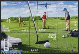 Finland 2005 Golf Sport S/s, Mint NH, Sport - Golf - Sport (other And Mixed) - Unused Stamps