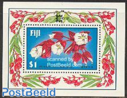 Fiji 1987 Capex S/s, Mint NH, Nature - Flowers & Plants - Philately - Autres & Non Classés