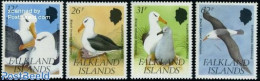 Falkland Islands 1990 Albatros 4v, Mint NH, Nature - Birds - Autres & Non Classés