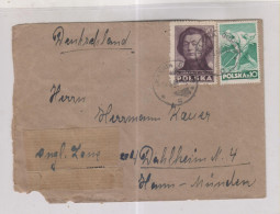 POLAND 1948 JELENIA GORA Cover To Germany - Cartas & Documentos