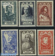 France 1946 Famous Persons 6v, Mint NH, Religion - Religion - Art - Authors - Self Portraits - Unused Stamps