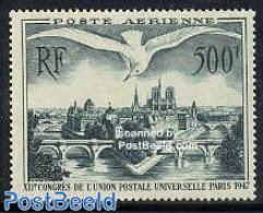 France 1947 U.P.U. Congress 1v, Mint NH, Nature - Birds - U.P.U. - Art - Bridges And Tunnels - Nuovi
