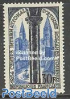 France 1954 Romanist Studies 1v, Mint NH, Religion - Churches, Temples, Mosques, Synagogues - Unused Stamps