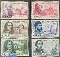 France 1960 Famous Persons 6v, Mint NH, Health - Performance Art - Health - Dance & Ballet - Music - Art - Authors - E.. - Unused Stamps