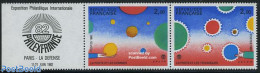 France 1982 Philexfrance 2v+tab [::], Mint NH, Philately - Modern Art (1850-present) - Unused Stamps