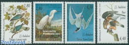 France 1995 Birds, J.J. Audubon 4v, Mint NH, Nature - Birds - Neufs