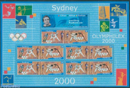 France 2000 Olympic Games M/s, Mint NH, Sport - Athletics - Cycling - Fencing - Judo - Olympic Games - Nuovi
