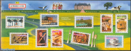 France 2003 Regions 10v M/s, Mint NH, Health - Nature - Performance Art - Sport - Various - Food & Drink - Birds - Cat.. - Unused Stamps