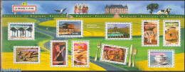 France 2003 Regions 10v M/s, Mint NH, Health - Nature - Performance Art - Sport - Various - Food & Drink - Birds - Cat.. - Nuevos