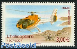 France 2007 Helicopter 1v, Mint NH, Transport - Helicopters - Nuovi