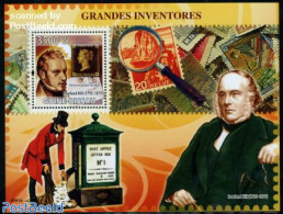 Guinea Bissau 2009 Inventors, Sir Rowland Hill S/s, Mint NH, Science - Inventors - Sir Rowland Hill - Stamps On Stamps - Rowland Hill