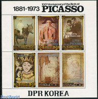 Korea, North 1982 Picasso 6v M/s, Mint NH, Art - Modern Art (1850-present) - Pablo Picasso - Corea Del Norte