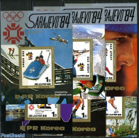 Korea, North 1983 Olympic Winter Games Sarajevo 6 S/s, Mint NH, Sport - (Bob) Sleigh Sports - Olympic Winter Games - S.. - Wintersport (Sonstige)