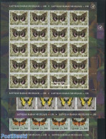 Latvia 1996 Butterflies 3 M/ss (= 20 Sets), Mint NH, Nature - Butterflies - Other & Unclassified