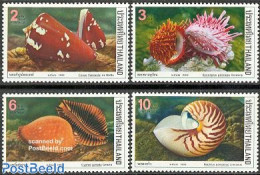 Thailand 1989 Marine Life 4v, Mint NH, Nature - Shells & Crustaceans - Marine Life
