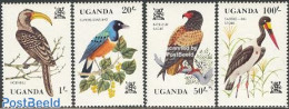 Uganda 1982 Birds 4v, Mint NH, Nature - Birds - Other & Unclassified