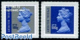 Great Britain 2010 Special Delivery 2v S-a, Mint NH - Ungebraucht