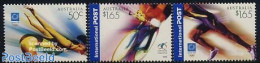 Australia 2004 Olympic Games Athens 3v, Mint NH, Sport - Athletics - Cycling - Olympic Games - Swimming - Unused Stamps