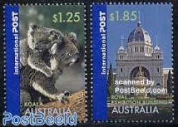 Australia 2006 Int. Greetings 2v, Mint NH, Nature - Animals (others & Mixed) - Bears - Art - Architecture - Ongebruikt