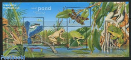Australia 1999 Small Pond S/s, Mint NH, Nature - Animals (others & Mixed) - Birds - Frogs & Toads - Insects - Nuovi