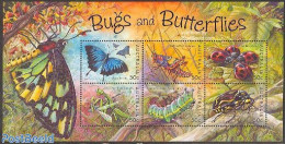Australia 2003 Insects S/s, Mint NH, Nature - Butterflies - Insects - Unused Stamps