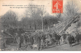 CHARLEVILLE (11 Novembre 1918) - Pont Du Chemin De Fer - Rue Des Gorges Saint Charles - Très Bon état - Charleville