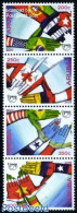 Aruba 2011 100 Years UPAEP 4v [:::], Mint NH, History - Flags - U.P.A.E. - Other & Unclassified