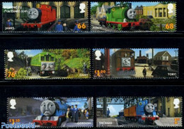 Great Britain 2011 Thomas The Tank Engine 6v, Mint NH, Transport - Automobiles - Railways - Unused Stamps