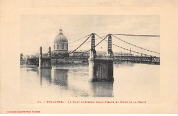 TOULOUSE - Le Pont Suspendu Saint Pierre Et Dome De La Grave - Très Bon état - Toulouse