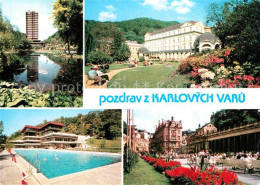 72638108 Karlovy Vary Teich Kurhaus Schwimmbad  Karlovy Vary Karlsbad - Tschechische Republik