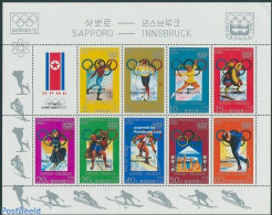 Korea, North 1979 Olympic Winter Games 9v M/s, Mint NH, Sport - Olympic Winter Games - Skating - Skiing - Sci