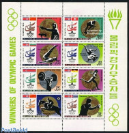 Korea, North 1980 Olympic Winners 8v M/s, Mint NH, Sport - Olympic Games - Corea Del Nord
