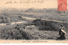 SELLES SUR CHER - Le Sauldre Et Pont Canal - Très Bon état - Selles Sur Cher
