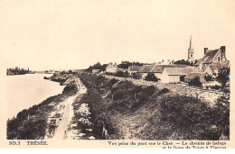 THESEE - Vue Prise Du Pont Sur Le Cher - Le Chemin De Halage Et La Ligne De Tours à Vierzon - Très Bon état - Other & Unclassified