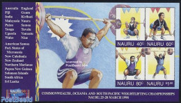 Nauru 1998 Weight Lifting S/s, Mint NH, Sport - Weightlifting - Weightlifting